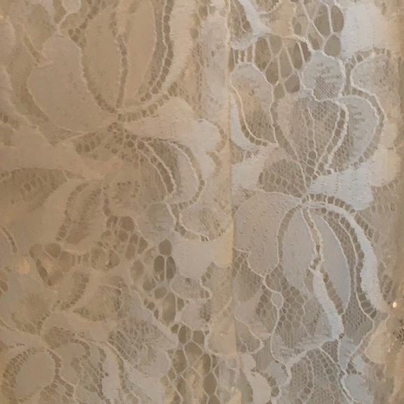 RW&CO - White Sleeveless Lace Neck-Tie Blouse - Picture 2 of 5